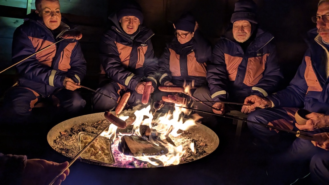Husky sotto l'Aurora: 10 km nella Notte, Sauna a Legna e Cena Lappone — foto 4