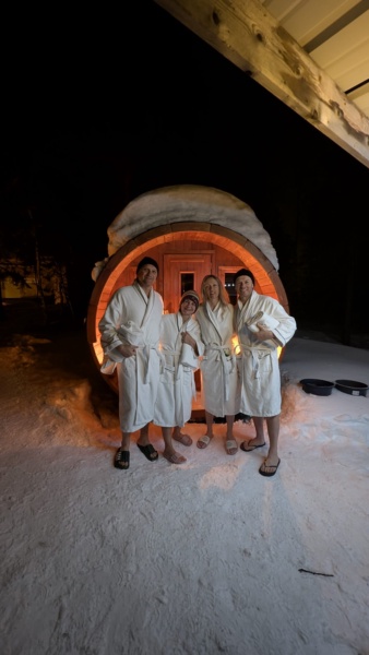 Husky sotto l'Aurora: 10 km nella Notte, Sauna a Legna e Cena Lappone — foto 8